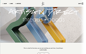 Artisan Direct project preview
